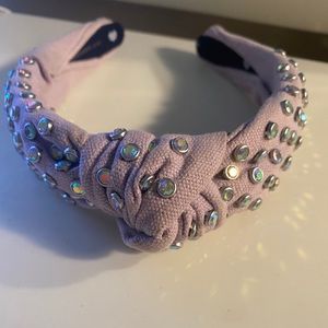 Lele Sadoughi, Crystal Studded Knot Headband